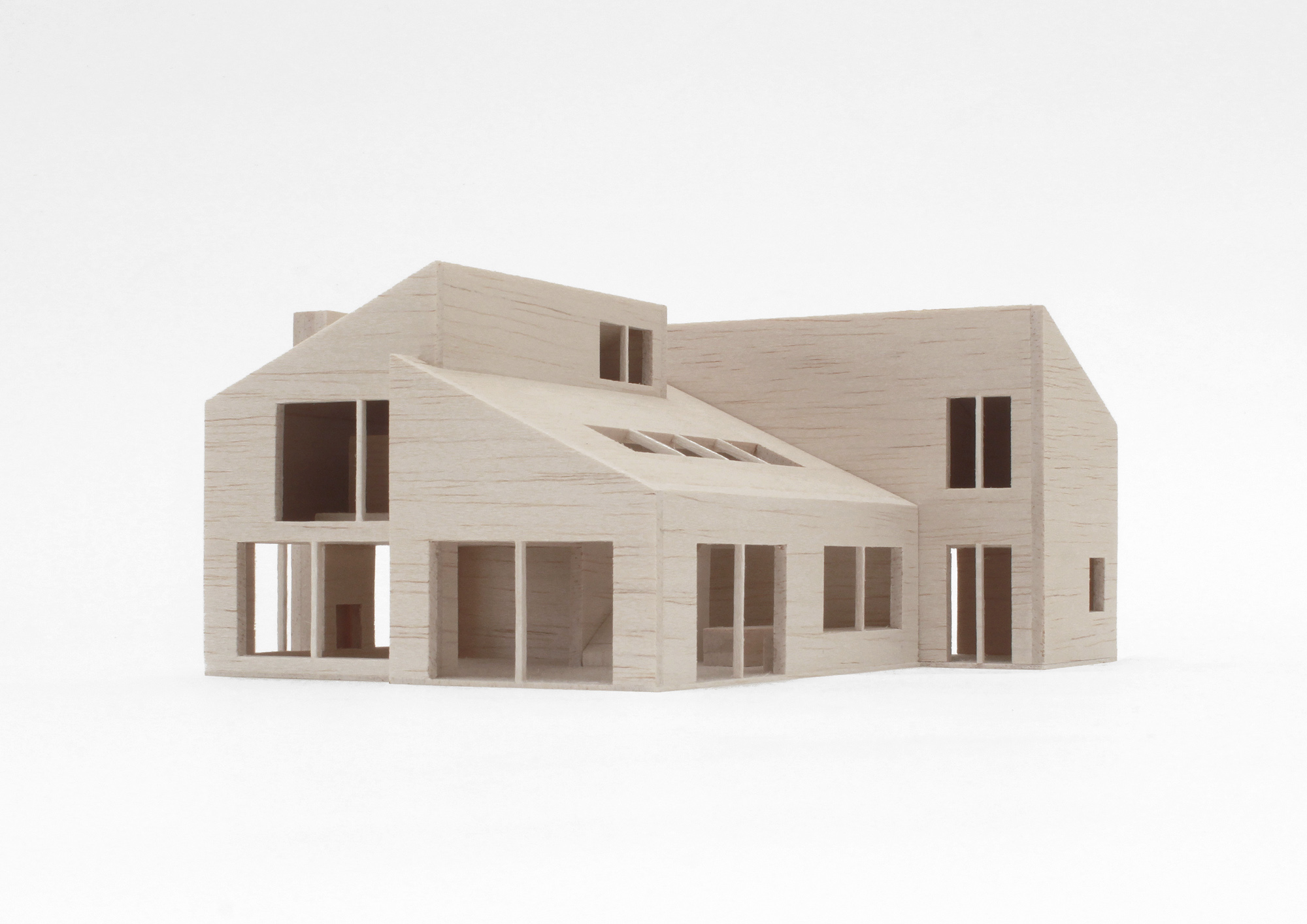 Erbar Mattes Architects Wimbledon custom new build contemporary modern house villa conservation area model